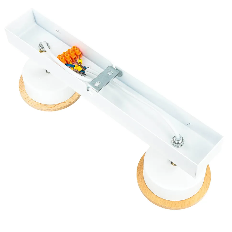 Deckenstrahler Aufbau Weiß Modern Stoff wohnlich