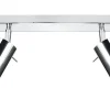 Deckenstrahler 2-flammig GU10 30 cm länglich Chrom