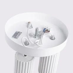 Deckenstrahler 3-flammig GU10 rund Ø 19,5 cm klein Weiß BERTA