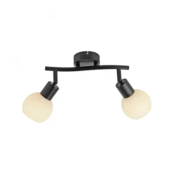 Deckenstrahler Glas Metall 43 cm inkl E14 5 W flexibel