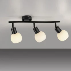 Deckenstrahler Glas Metall inkl E14 3000 K flexibel