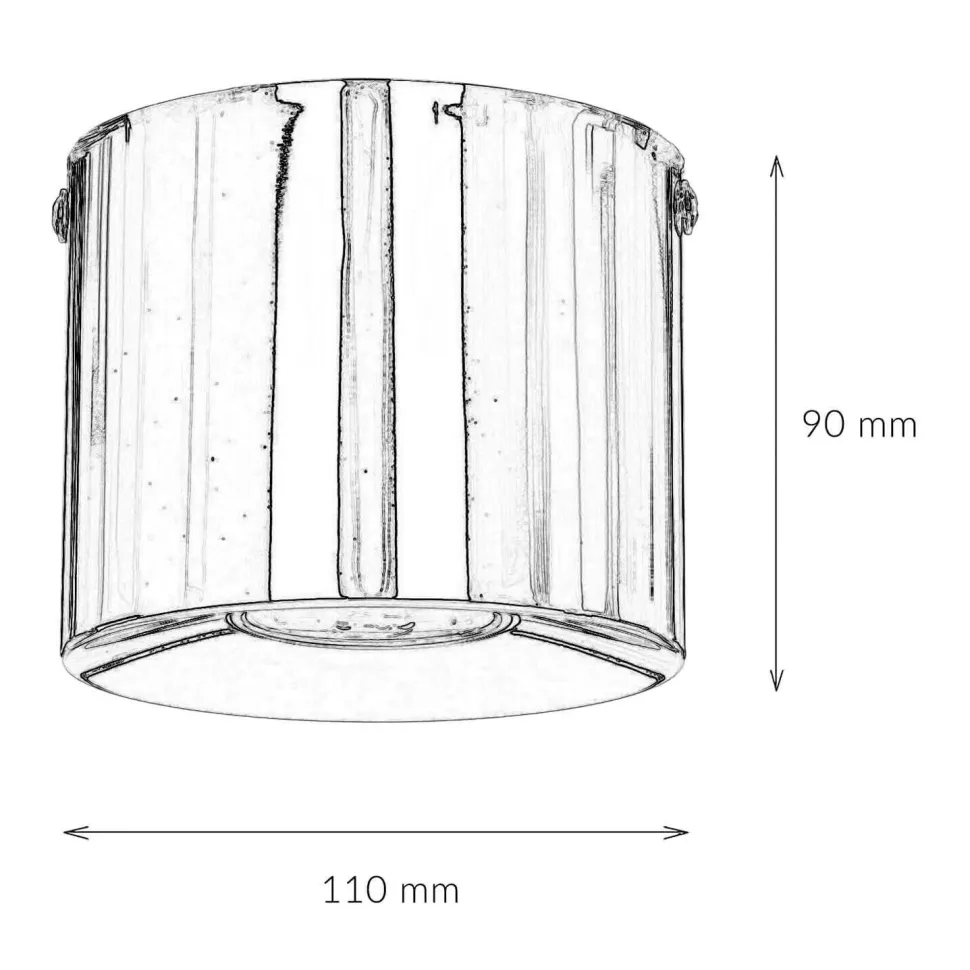 Deckenstrahler in Chrom Metall GU10 akzentuiertes Licht