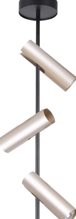 Deckenstrahler Metall Gold Schwarz verstellbar GU10