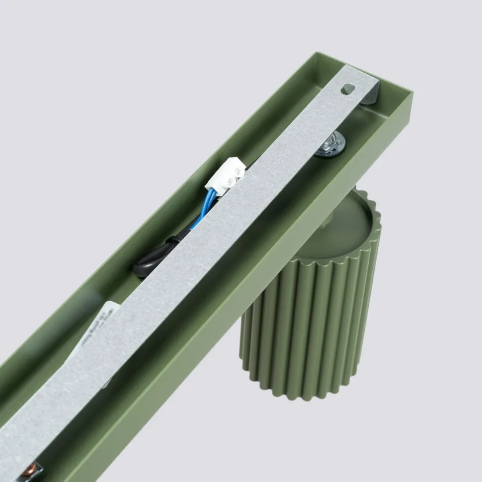 Deckenstrahler Modern GU10 4-flammig 81 cm lang in Grün