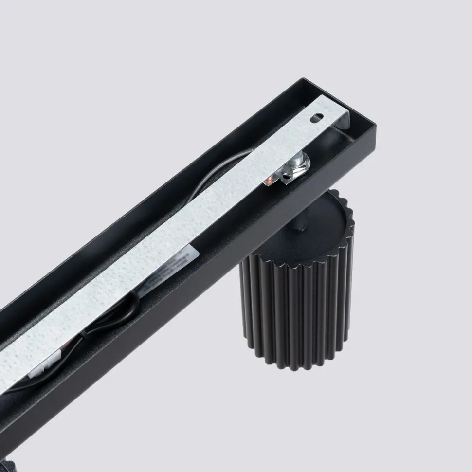 Deckenstrahler Schwarz 117 cm lang flammig GU10 schwenkbar