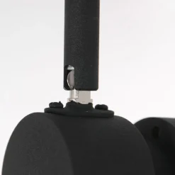 Deckenstrahler Schwarz 4-flmg 90 cm inkl. GU10 flexibel