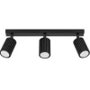 Deckenstrahler Schwarz 3-flammig B: 45 cm schwenkbar GU10