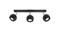 Deckenstrahler Schwarz L:45cm Retro FAVONIA Aufbau