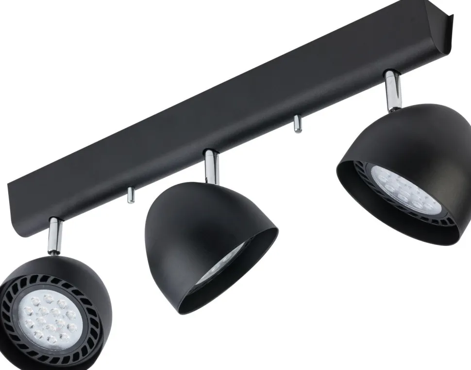 Deckenstrahler VESPA Schwarz 3-flmg 75W Lampe