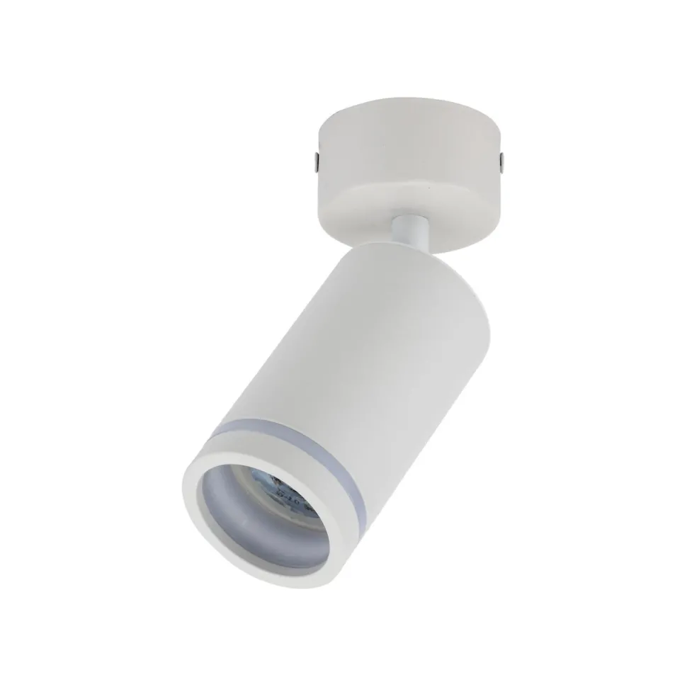 Deckenstrahler Weiß Ø 5,5 cm H: max. 13,5 cm GU10 Metall