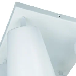 Deckenstrahler Weiß Gold Metall Retro 4-flammig E27