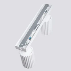 Deckenstrahler Weiß GU10 2-flammig B: 30 cm klein Modern