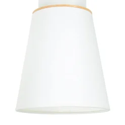 Deckenstrahler Weiß Holz 4-flmg Modern Lampe