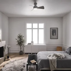 Deckenventilator mit Fernbedienung LED Beleuchtung Ø86cm