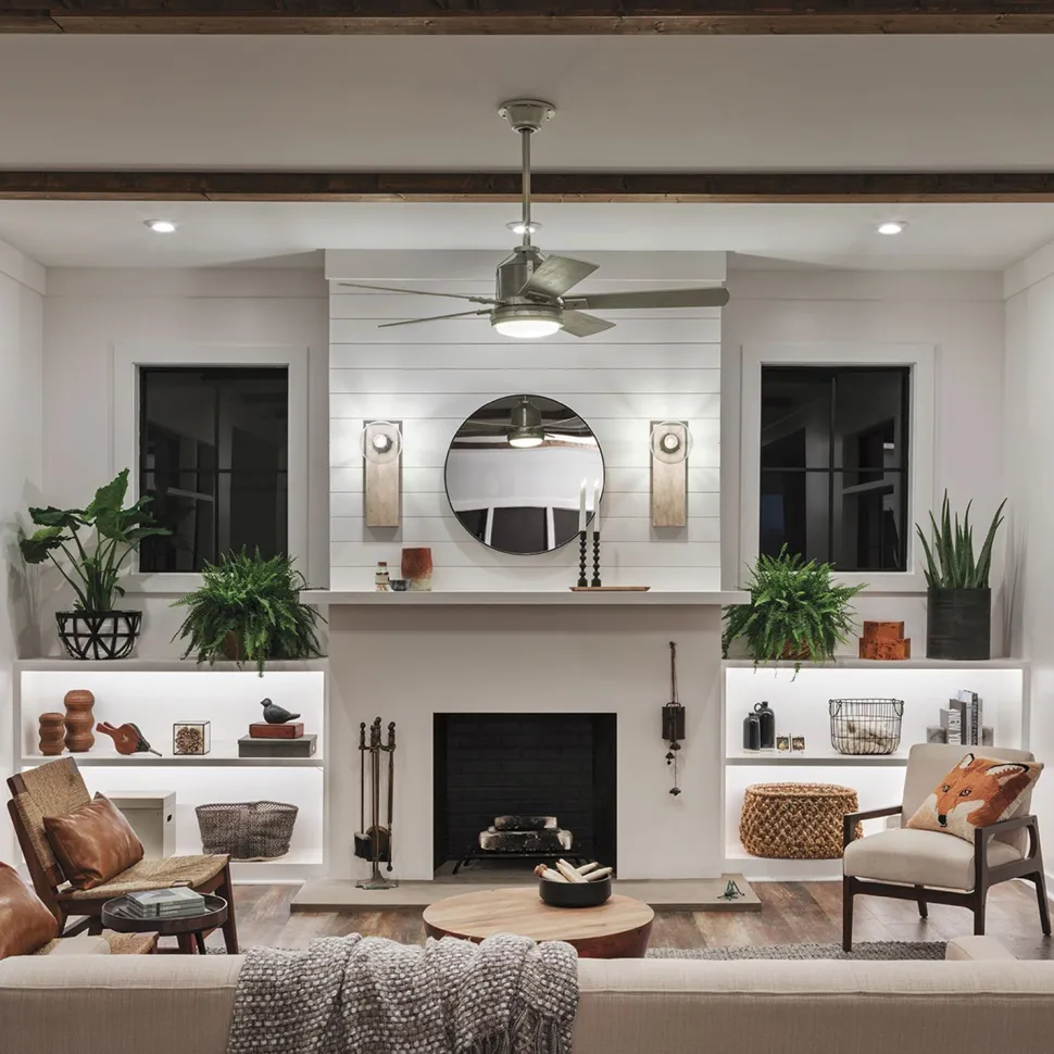 Deckenventilator mit Fernbedienung LED Beleuchtung dimmbar