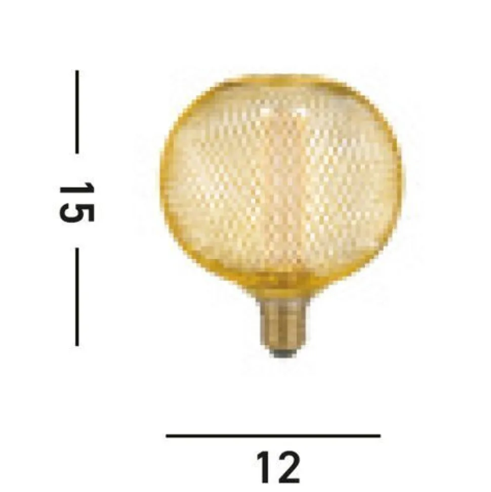 Deko Leuchtmittel LED in Gold E27 1800 K 120 lm dimmbar - LM175