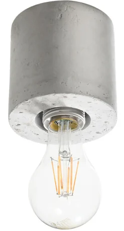 Dekorative Betonlampe Decke H:10cm Modern rund JAZLEAN