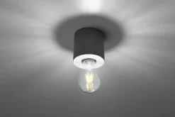 Dekorative Betonlampe Decke H:10cm Modern rund JAZLEAN