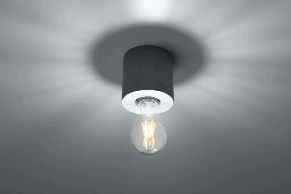 Dekorative Betonlampe Decke H:10cm Modern rund JAZLEAN