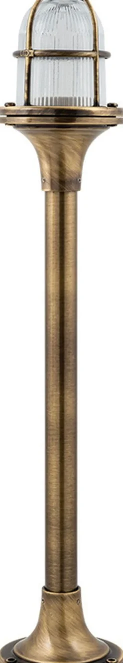 Dekorative Gartenleuchte Messing H:62cm IP54