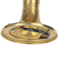 Dekorative Gartenleuchte Messing H:25cm Maritim