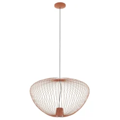 Dekorative Hängelampe Metall B:70 cm GU10 in Terrakotta