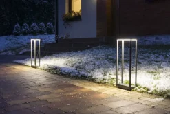 Dekorative LED Stehlampe Aluminium IP65 50 cm 9 W Außen