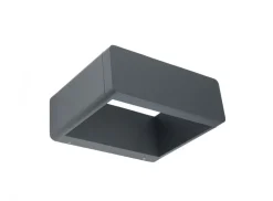 Dekorative LED Wandleuchte Glas Aluminium IP65 386 lm