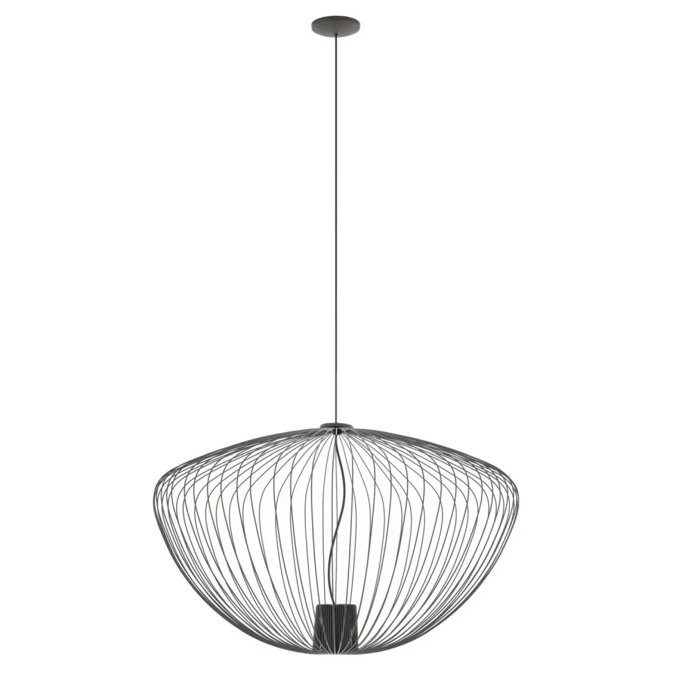 Dekorative Pendelleuchte Metall Umbra Grau GU10 L:70 cm