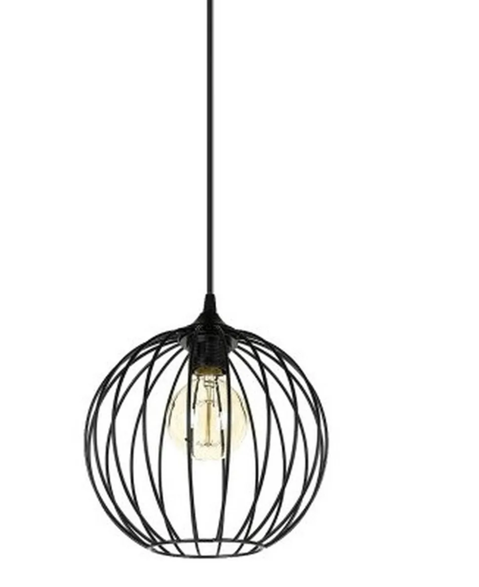 Dekorative Pendelleuchte Draht Kugel Metall E27 Ø23 cm