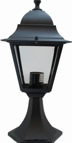 Dekorative Sockelleuchte ERNINE Aluminium Rustikal 42