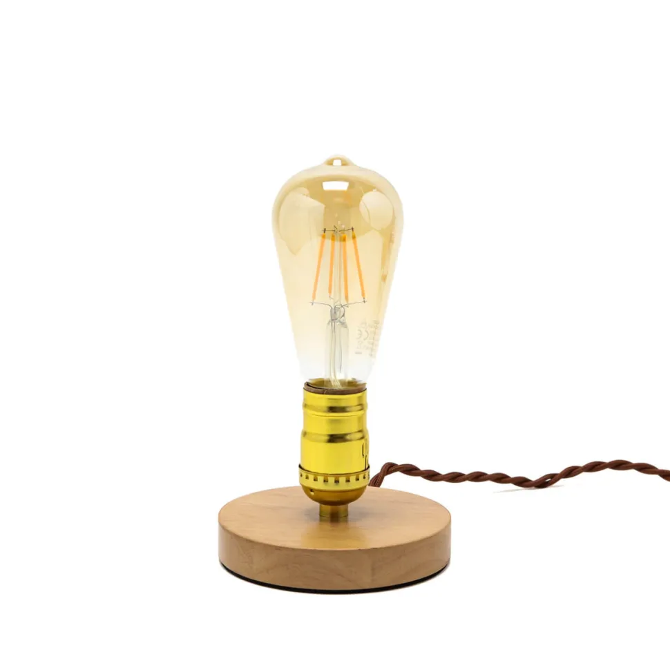 Dekorative Tischlampe EDISON Industrial Design rund
