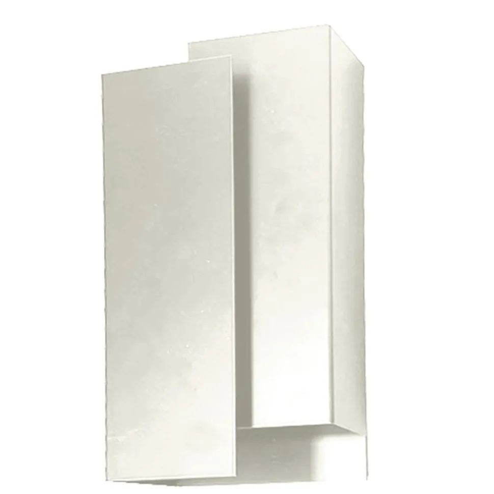 Dekorative Wandlampe Metall Weiß G9 H:28,5 cm indirekt