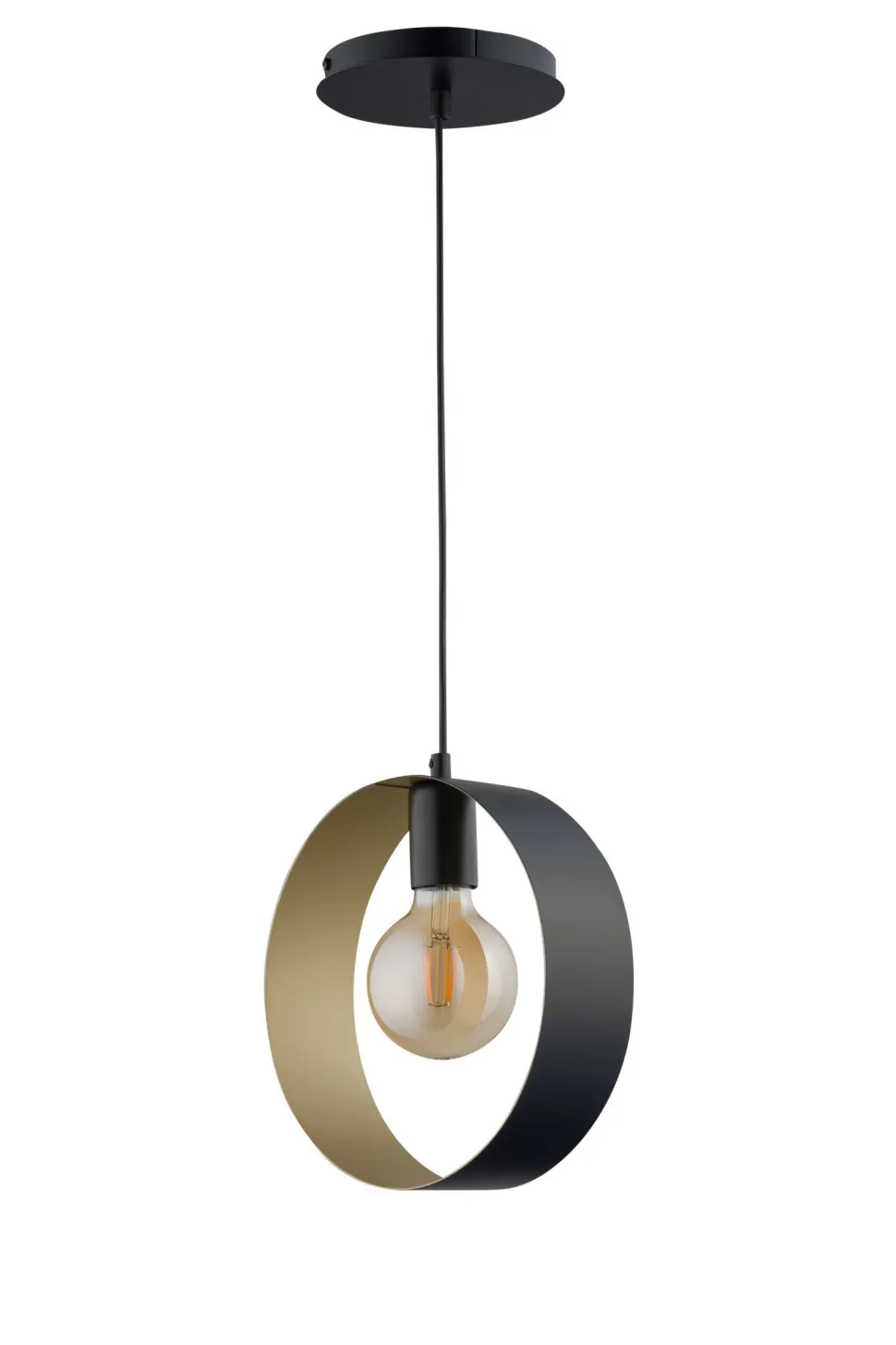 Design Hängelampe Metall L:25 cm E27 dekorativ