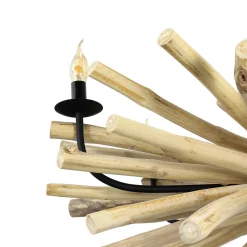 Design Kronleuchter Treibholz Metall Handarbeit BANGKOK