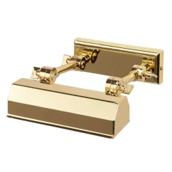 Designer Bilderleuchte in Messing Jugendstil klein