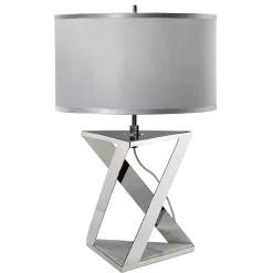 Designer Tischlampe Modern Marmor Fuß 71cm hoch MARBLE