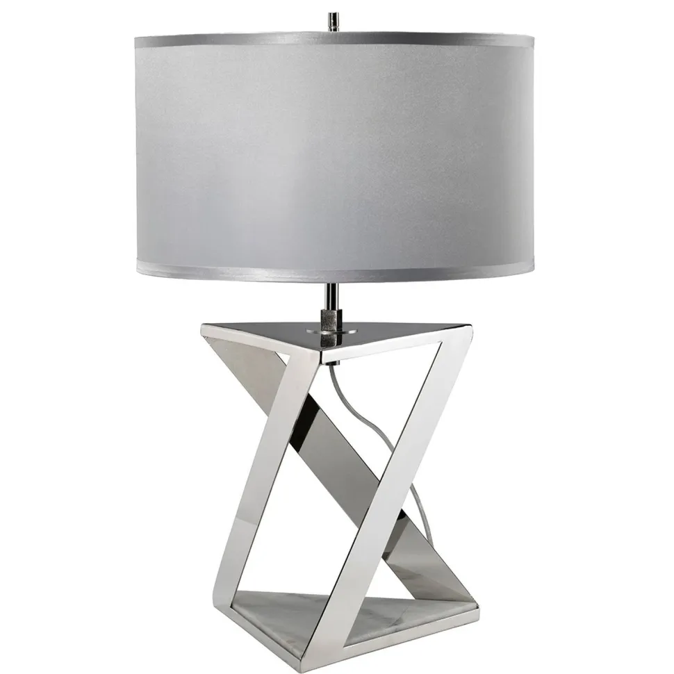 Designer Tischlampe Modern Marmor Fuß 71cm hoch MARBLE