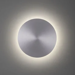 Dimmbare LED Akku Wandlampe Fernbedienung 1 W in Silber