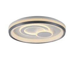 Dimmbare LED Deckenlampe Weiß Ø50 cm rund 3000 K 35 W