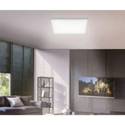 Dimmbare LED Deckenleuchte Fernbedienung B:62 cm Memory