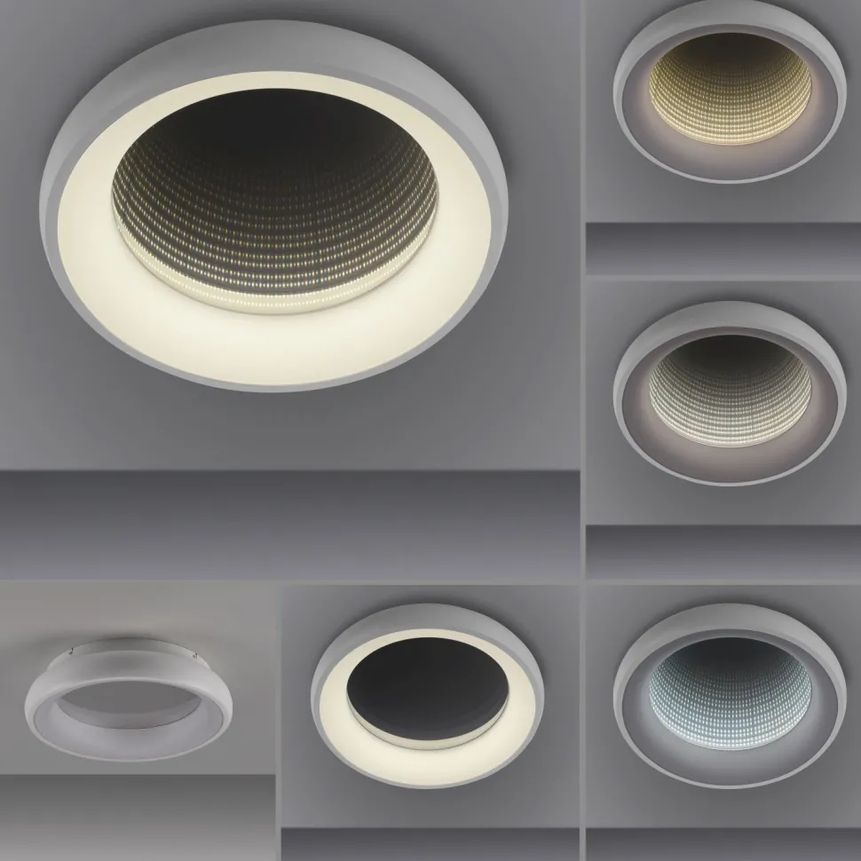 Dimmbare LED Deckenleuchte Tunneleffekt 2700-5000 lm