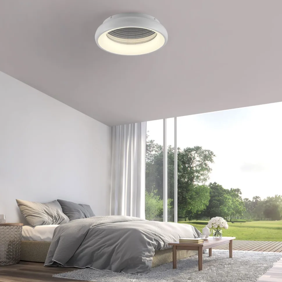 Dimmbare LED Deckenleuchte Tunneleffekt 2700-5000 lm