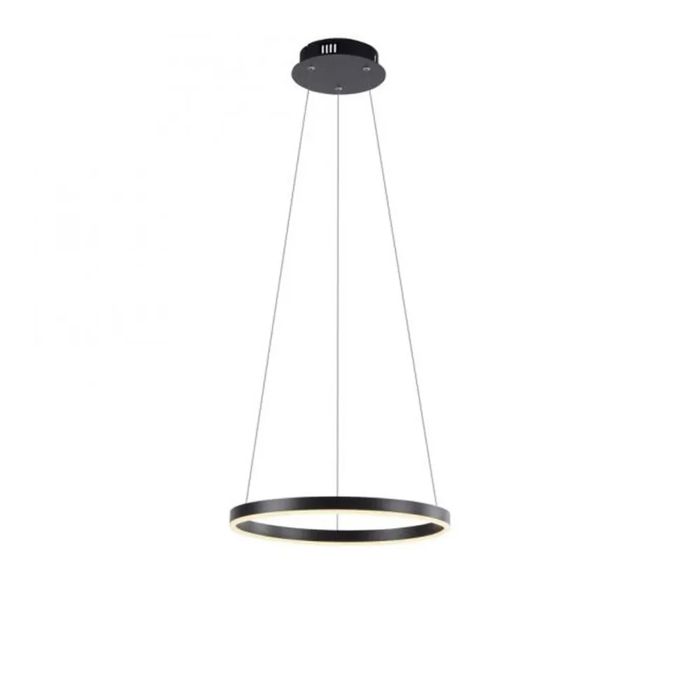 Dimmbare LED Hängelampe Anthrazit Metall Ø39,3 cm 20 W