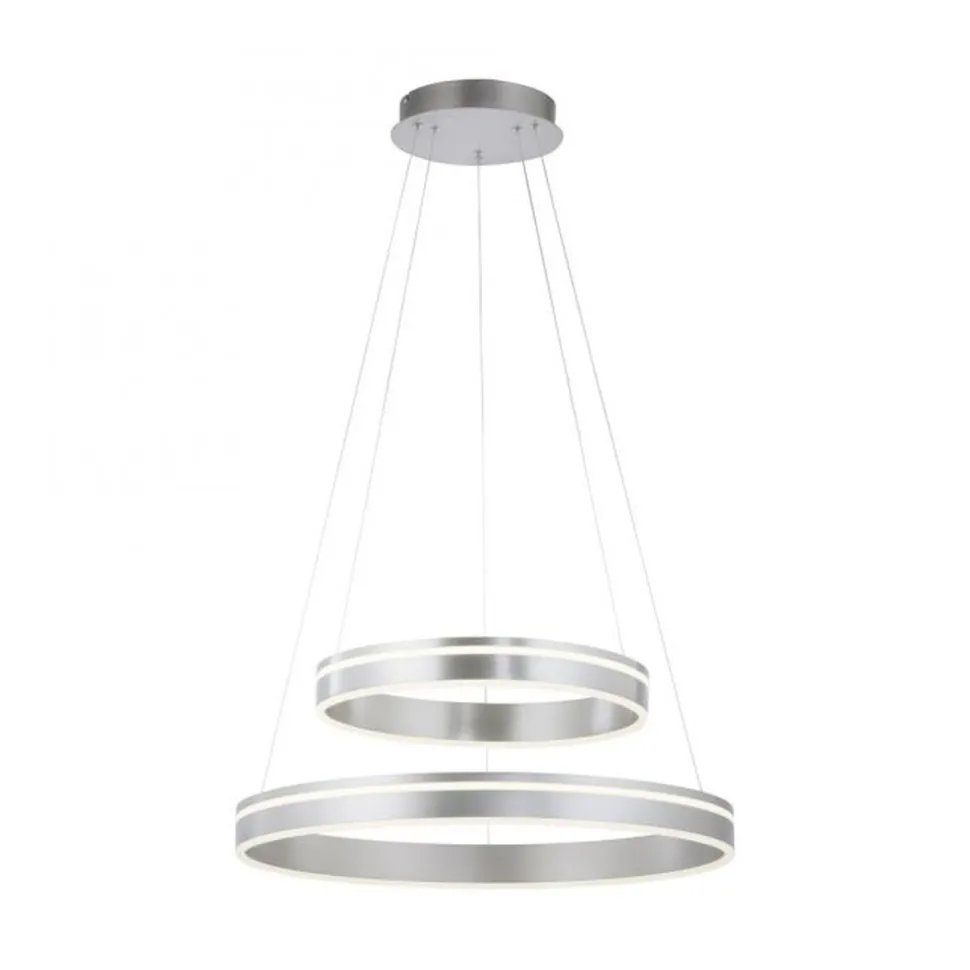 Dimmbare LED Pendelleuchte Ø59 cm rund 7300 lm in Stahl