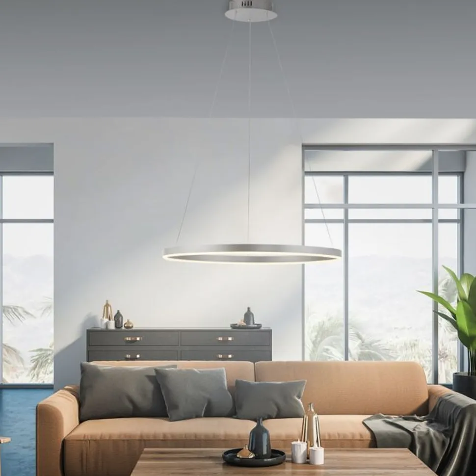 Dimmbare LED Pendelleuchte in Aluminium Ø58,5 cm 3000 K