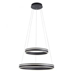 Dimmbare LED Pendelleuchte Ø59 cm 7300 lm Anthrazit