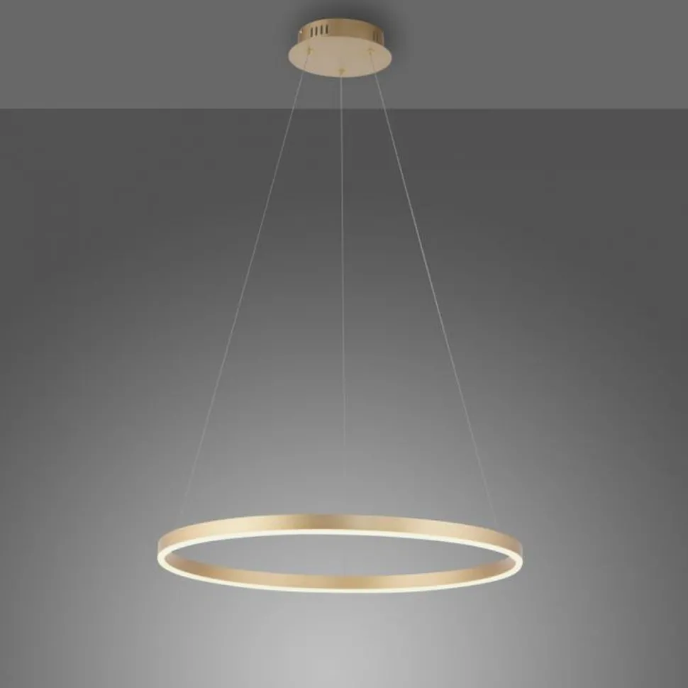 Dimmbare LED Pendelleuchte Ø58,5 cm 3000 K in Messing