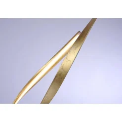 Dimmbare LED Stehlampe in Blattgold 140 cm 3000 K 26 W