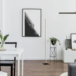 Dimmbare LED Stehlampe Metall mit Touch 18 W 150 cm